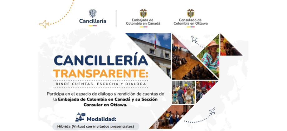 Cancillería transparente: espacio de diálogo y rendición de cuentas
